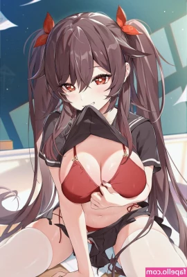 Genshin Impact [ genshin-impact ] - @vendy_rose_wish with angelic face, huge natural juicy boobs and part 1