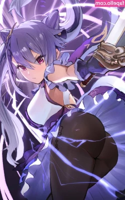 Genshin Impact [ genshin-impact ] - Riding a dildo  You wanna be rode next