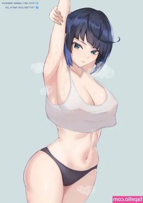 Genshin Impact [ genshin-impact ] - Help Mommy clean up! You don't do anything but jerk off to her help