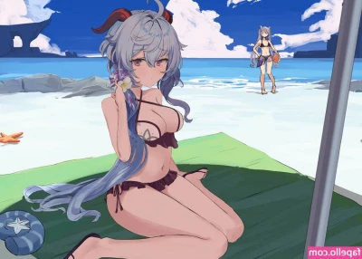Genshin Impact [ genshin-impact ] - is this how you wear underwear 💕😂💦