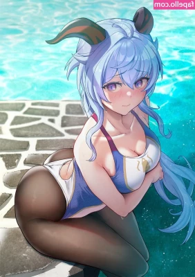 Genshin Impact [ genshin-impact ] - Lost in the gentle embrace of satin sheets, indulging in the art of