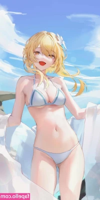 Genshin Impact [ genshin-impact ] - Beach workout with @neeks!! 🌞  In a circuit, do each exercise for