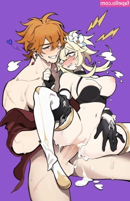 Genshin Impact [ genshin-impact ] - Would you lick up my pussy cream