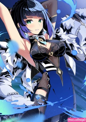 Genshin Impact [ genshin-impact ] - @vendy_rose_wish with angelic face, huge natural juicy boobs and