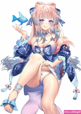 Genshin Impact [ genshin-impact ] - Tis the season   Asuna winterwonder elf